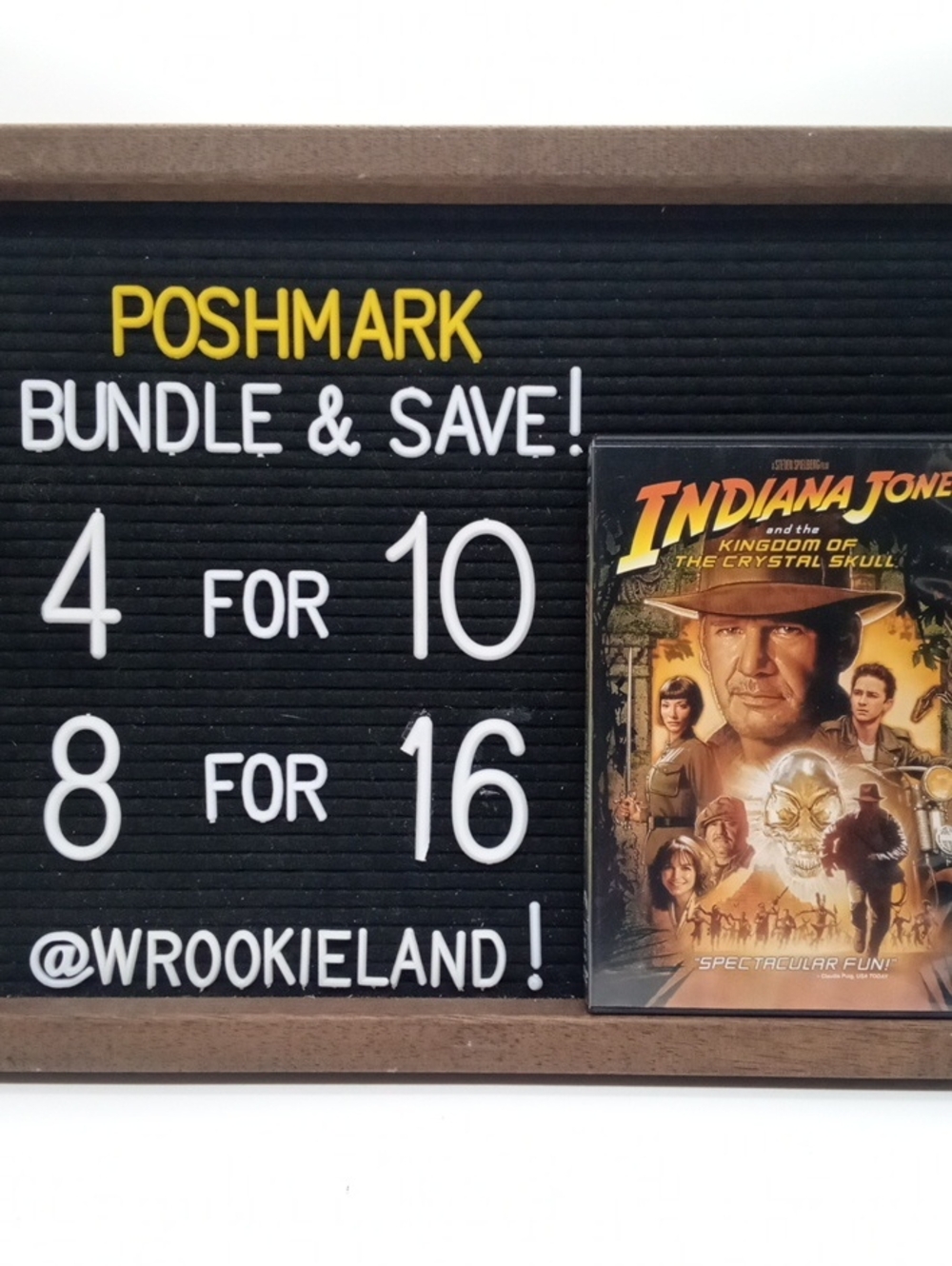Indiana Jones And The Kingdom Of The Crystal Skull DVD#E77